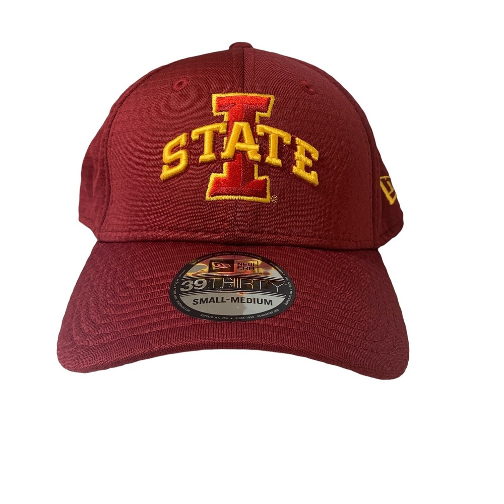New Era Iowa State Cyclones 39THIRTY NCAA Maroon Small/Medium Stretch Fit Hat